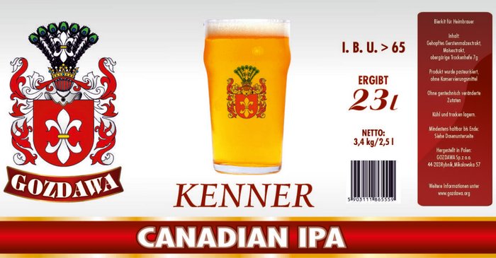 Kits para la preparación casera de cerveza Canadian IPA
