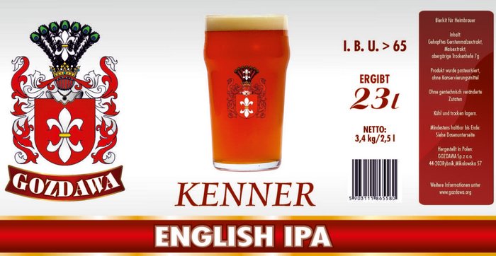 Kit per la produzione di birra a casa English IPA