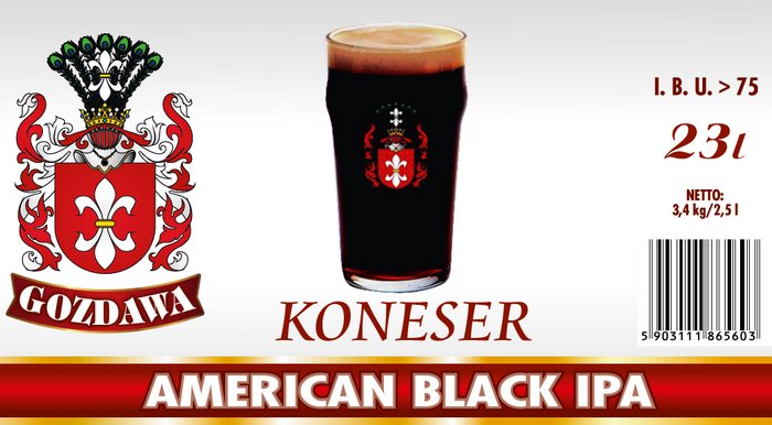 Zestaw do domowego wyrobu piwa American Black IPA