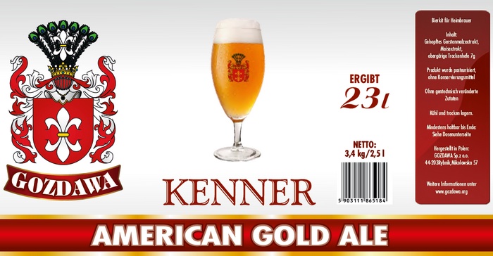 Bierkits für Heimbrauer American Gold Ale