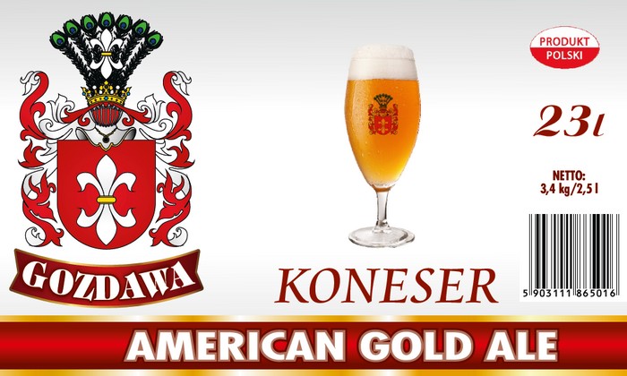 Kit per la produzione di birra a casa American Gold Ale