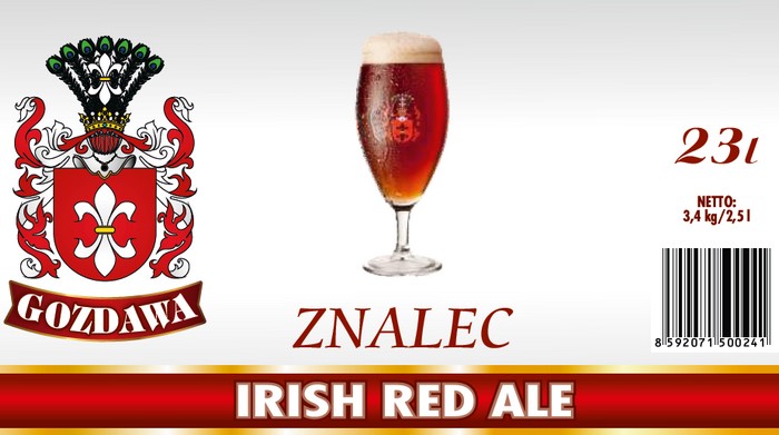 Sada pre domáce piva Irish Red Ale