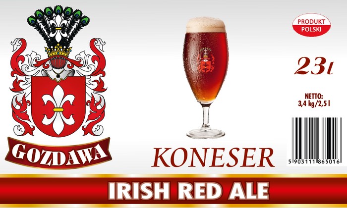 Kit per la produzione di birra a casa Irish Red Ale