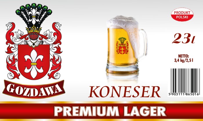Kit per la produzione di birra a casa Premium Lager
