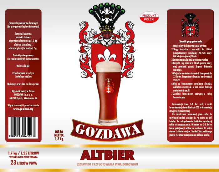 Kit per la produzione di birra a casa Altbier