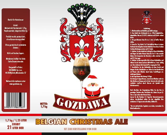 Bierkits für Heimbrauer Belgian Christmas Ale