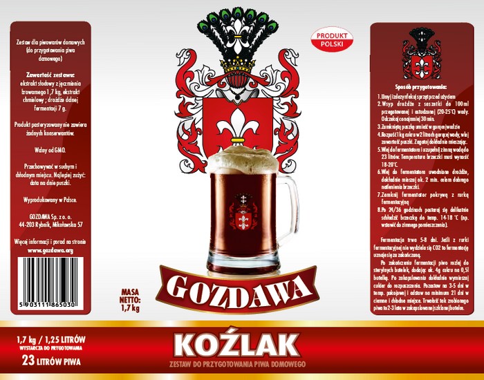 Набори для саморобного пива Koźlak